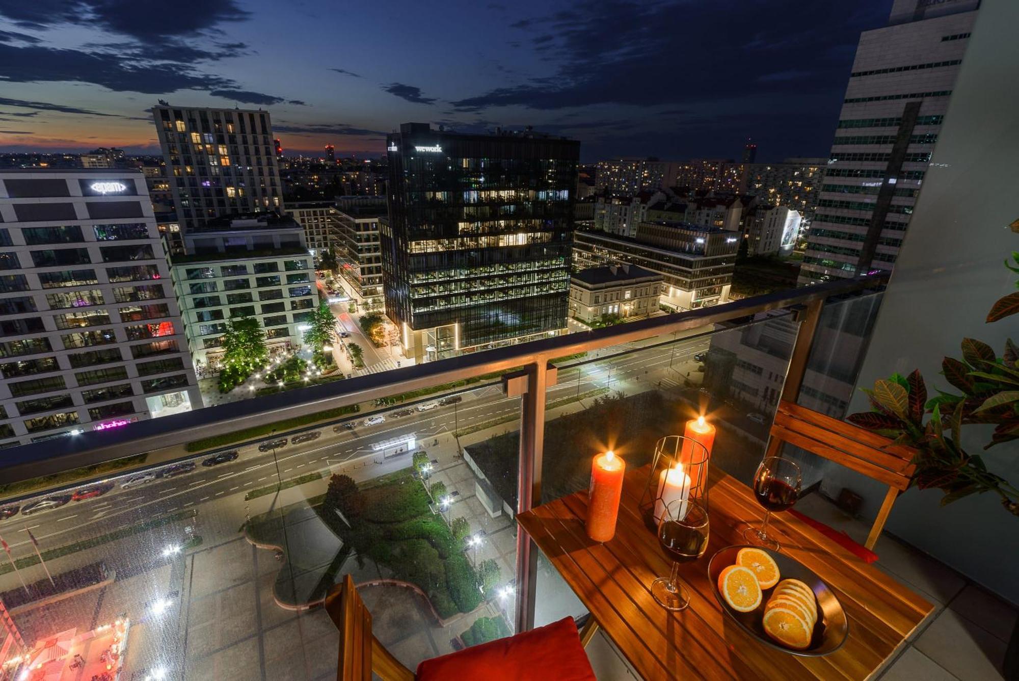 Lumina Apart With Balcony Platinum Tower Varsovie Extérieur photo
