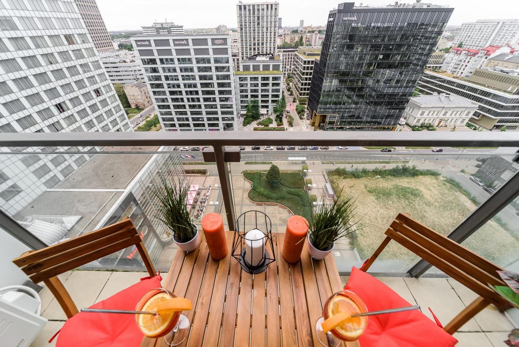 Lumina Apart With Balcony Platinum Tower Varsovie Extérieur photo